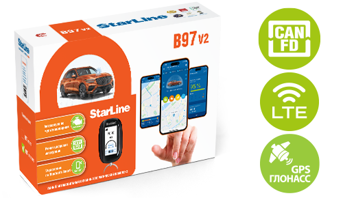 Автосигнализация STARLINE B97 V2 3CAN+FD+4LIN LTE GPS. Цена – 54 290 руб.