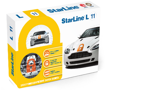 Электромеханический замок капота STARLINE L11. Цена – 4 950 руб.