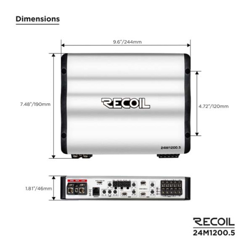 Усилитель RECOIL 24M1200.5. Цена – 23 490 руб. фото 8