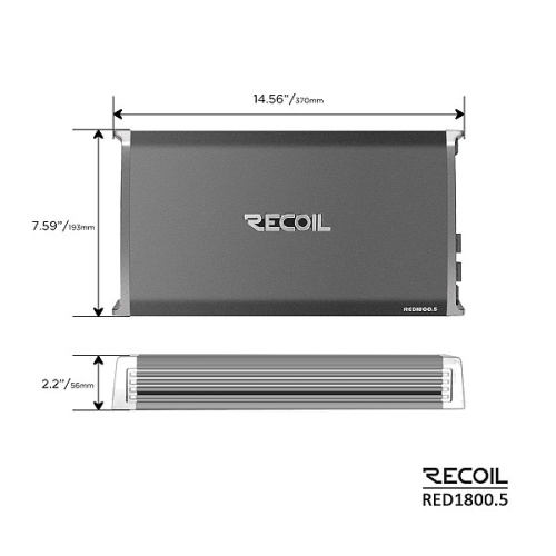 Усилитель RECOIL RED1800.5. Цена – 31 990 руб. фото 4