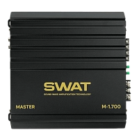 *Усилитель SWAT M-1.700, 1*700 Вт (class D). Цена – 5 990 руб.