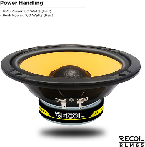 2 компонентная акустика. Акустическая система RECOIL RLM65. Цена от – 6&nbsp;390 руб. фото 5