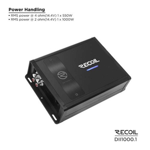 Усилитель RECOIL DII1000.1. Цена – 22 290 руб. Усилитель RECOIL DII1000.1. Цена – 22 290 руб.