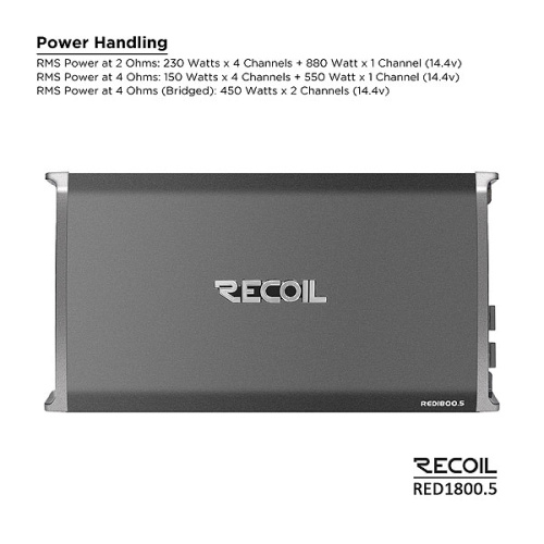 Усилитель RECOIL RED1800.5. Цена – 31 990 руб. фото 7