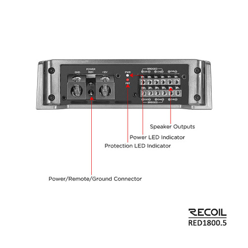Усилитель RECOIL RED1800.5. Цена – 31 990 руб. фото 3