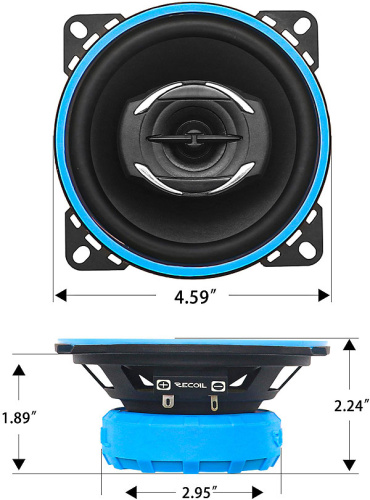 Коаксиальная акустика. Акустическая система RECOIL RCX4. Цена от – 3 590 руб. фото 2