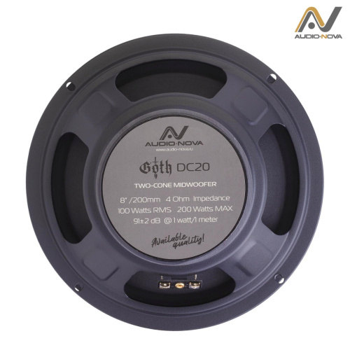 Среднечастотная акустика (Мидбасс). Акустическая система AUDIO NOVA GOTH DC20. Цена от – 2 650 руб. фото 4 Среднечастотная акустика (Мидбасс). Акустическая система AUDIO NOVA GOTH DC20. Цена от – 2 650 руб. фото 4