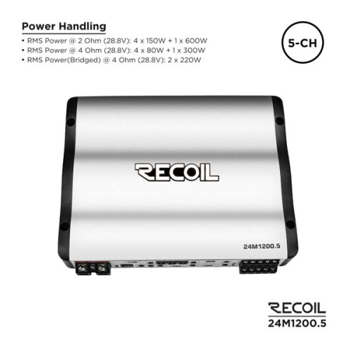 Усилитель RECOIL 24M1200.5. Цена – 23 490 руб. фото 3