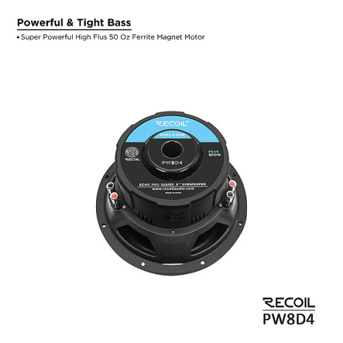 Сабвуфер RECOIL PW8D4. Цена – 7 990 руб. фото 2