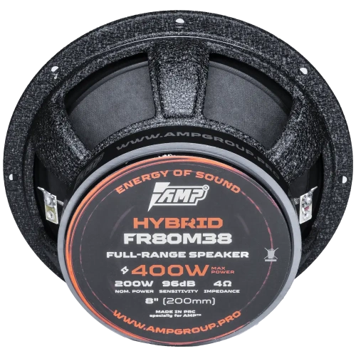 Широкополосная. Акустическая система AMP HYBRID FR80M38 акустика. Цена от – 4 470 руб. фото 5 Широкополосная. Акустическая система AMP HYBRID FR80M38 акустика. Цена от – 4 470 руб. фото 5