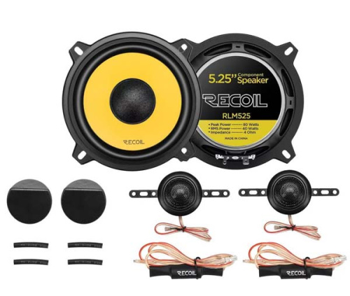 2 компонентная акустика. Акустическая система RECOIL RLM525. Цена от – 5&nbsp;950 руб.