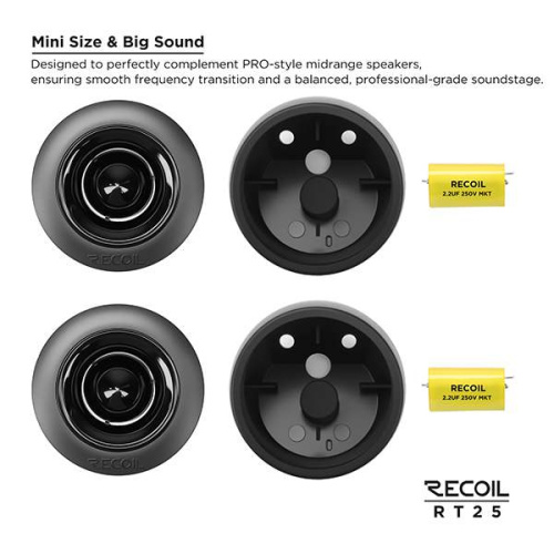 Рупорные твиттеры. Акустическая система RECOIL RT25. Цена от – 2 690 руб. фото 6 Рупорные твиттеры. Акустическая система RECOIL RT25. Цена от – 2 690 руб. фото 6
