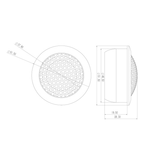 Твиттеры. Акустическая система ORIS ELECTRONICS FT-T25. Цена от – 1&nbsp;440 руб. фото 2