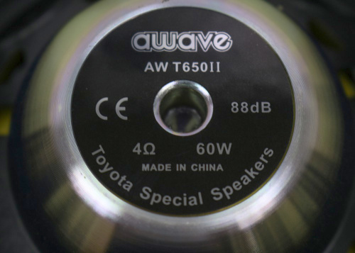 Акустика для TOYOTA, SUBARU, LEXUS,DAIHATSU, LADA. Акустическая система AWAVE AWT 650II. Цена от – 10&nbsp;990 руб. фото 3