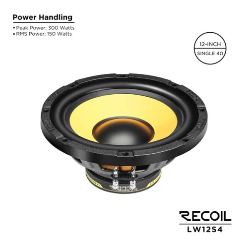 Сабвуфер RECOIL LW12S4. Цена – 5 990 руб. фото 2