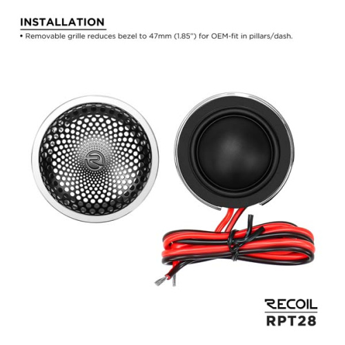 Твиттеры. Акустическая система RECOIL RPT28. Цена от – 14&nbsp;890 руб. фото 5