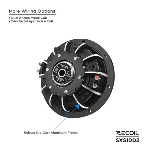 Сабвуфер RECOIL SXS10D2. Цена – 16&nbsp;990 руб. фото 6