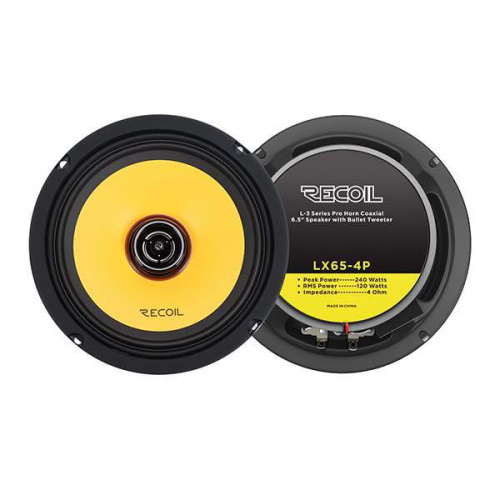 Коаксиальная акустика. Акустическая система RECOIL LX65-4P. Цена от – 6 990 руб. Коаксиальная акустика. Акустическая система RECOIL LX65-4P. Цена от – 6 990 руб.