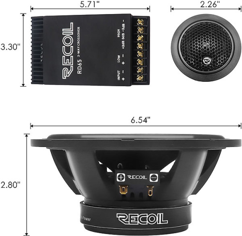 2 компонентная акустика. Акустическая система RECOIL RD65. Цена от – 19 890 руб. фото 3 2 компонентная акустика. Акустическая система RECOIL RD65. Цена от – 19 890 руб. фото 3